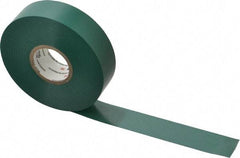 3M - 3/4" x 66', Green Vinyl Electrical Tape - Series 35, 7 mil Thick, 1,250 V/mil Dielectric Strength, 17 Lb./Inch Tensile Strength - USA Tool & Supply