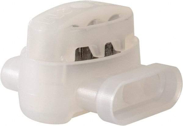 3M - 22 to 14 AWG, White, IDC, Pigtail Quick Splice Connector - 2 to 3 Wires - USA Tool & Supply