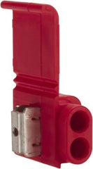 3M - 22 to 16 AWG, Red, IDC, Pigtail Quick Splice Connector - 2 to 3 Wires - USA Tool & Supply