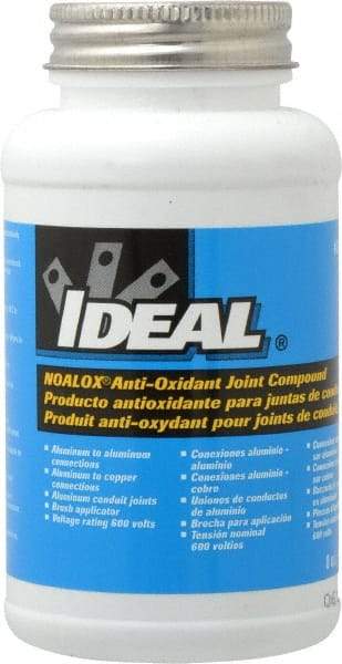 Ideal - 8 Ounce Conduit Antioxidant - Comes in Bottle, Includes Brush Cap - USA Tool & Supply