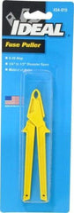 Ideal - 5 Inch Long, Nylon, Fuse Puller - For Use with 0 to 30 Amp, 250 Volt 1/4 to 1/2 Inch Diameter Fuse - USA Tool & Supply