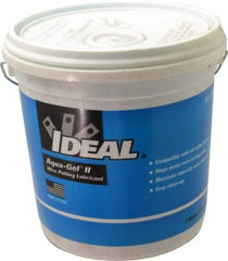 Ideal - 1 Gallon Pail, Blue Wire Pulling Lubricant Gel - 28 to 180°F, RoHS Compliant, UL Listed - USA Tool & Supply