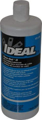 Ideal - 1 Quart Squeeze Bottle, Blue Wire Pulling Lubricant Gel - 28 to 180°F, RoHS Compliant, UL Listed - USA Tool & Supply