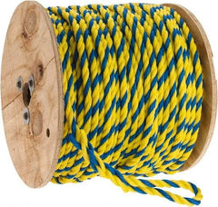 Ideal - 600 Ft. Long, 466 Lb. Load, Polypropylene Rope - 1/2 Inch Diameter, 3,780 Lb. Breaking Strength - USA Tool & Supply