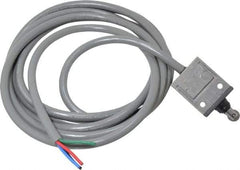 Omron - SPDT, 4NO/2NC, 250 VAC, 30 VDC, Prewired Terminal, Roller Plunger Actuator, General Purpose Limit Switch - 3, 4, 13 NEMA Rating, IP67 IPR Rating, Panel Mount, 17.65 N Operating Force - USA Tool & Supply