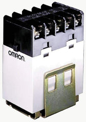 Omron - Standard Electromechanical Screw General Purpose Relay - 25 Amp at 220 VAC, 4PST-NO, 24 VDC, 34.5mm Wide x 64mm High x 51.5mm Deep - USA Tool & Supply