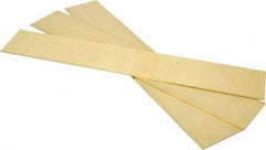 Made in USA - 0.064 Inch Thick x 2 Inch Wide x 12 Inch Long, Brass Strip - Alloy 260 - USA Tool & Supply
