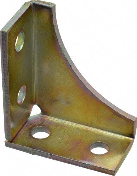 Thomas & Betts - Zinc Dichromate Steel 90° Strut Fitting - Used with Joining Metal Framing Channel & Strut - USA Tool & Supply