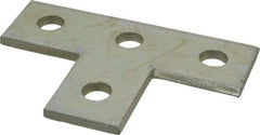 Thomas & Betts - Zinc Dichromate Steel Flat Plate Strut Fitting - Used with Joining Metal Framing Channel & Strut - USA Tool & Supply