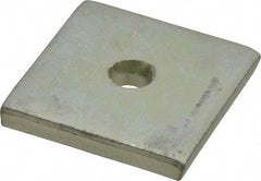 Thomas & Betts - Steel Square Strut Washer - 1/4" Bolt, Used with Thomas & Betts Channels & Strut - USA Tool & Supply