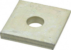 Thomas & Betts - Steel Square Strut Washer - 3/8" Bolt, Used with Thomas & Betts Channels & Strut - USA Tool & Supply