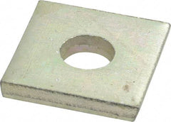 Thomas & Betts - Steel Square Strut Washer - 1/2" Bolt, Used with Thomas & Betts Channels & Strut - USA Tool & Supply