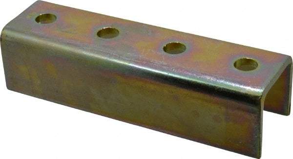 Thomas & Betts - Zinc Dichromate Steel Strut U Fitting - Used with Joining Metal Framing Channel & Strut - USA Tool & Supply