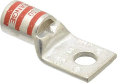 Thomas & Betts - 3/0 AWG Noninsulated Compression Connection Rectangle Ring Terminal - 3/8" Stud, 2.03" OAL x 0.92" Wide, Tin Plated Copper Contact - USA Tool & Supply