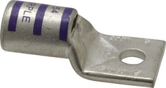 Thomas & Betts - 4/0 AWG Noninsulated Compression Connection Square Ring Terminal - 5/16" Stud, 2.13" OAL x 1.03" Wide, Tin Plated Copper Contact - USA Tool & Supply