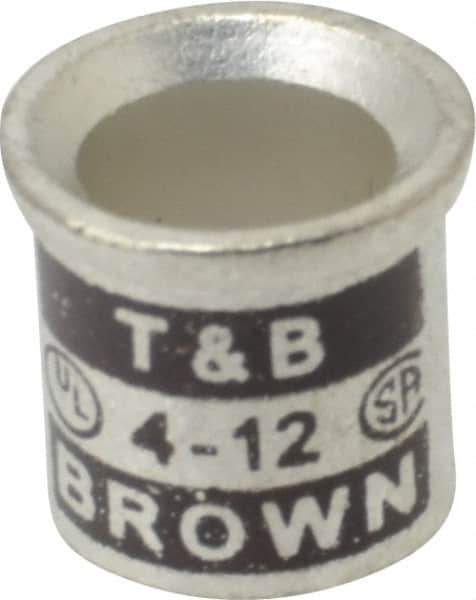 Thomas & Betts - (3) 8 to (1) 4 with (2) 10 AWG Bullet Connector - Brown Insulation - USA Tool & Supply