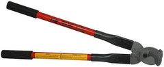 Thomas & Betts - 21-1/2" OAL, 750 MCM Capacity, Cable Cutter - Rubber Handle - USA Tool & Supply