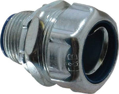 Thomas & Betts - 3/4" Trade, Steel Threaded Straight Liquidtight Conduit Connector - Insulated - USA Tool & Supply