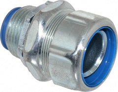 Thomas & Betts - 1" Trade, Steel Threaded Straight Liquidtight Conduit Connector - Insulated - USA Tool & Supply