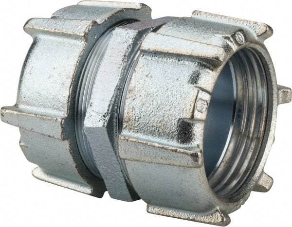 Thomas & Betts - 2" Trade, Malleable Iron Compression Rigid/Intermediate (IMC) Conduit Coupling - Noninsulated - USA Tool & Supply