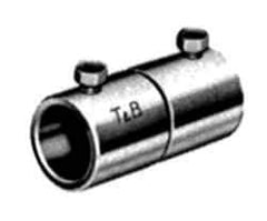 Thomas & Betts - 4" Trade, Malleable Iron Set Screw Rigid/Intermediate (IMC) Conduit Coupling - Noninsulated - USA Tool & Supply