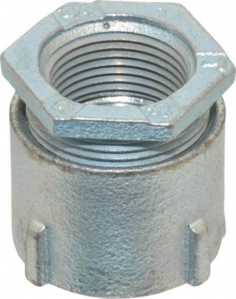 Thomas & Betts - 3/4" Trade, Malleable Iron Threaded Rigid/Intermediate (IMC) Conduit Coupling - Noninsulated - USA Tool & Supply