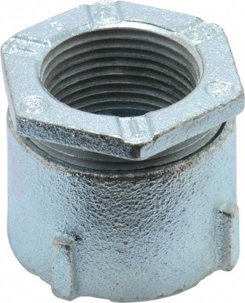 Thomas & Betts - 1" Trade, Malleable Iron Threaded Rigid/Intermediate (IMC) Conduit Coupling - Noninsulated - USA Tool & Supply