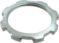 Thomas & Betts - 1-1/2" Trade, Steel Threaded Rigid/Intermediate (IMC) Conduit Locknut - Noninsulated - USA Tool & Supply