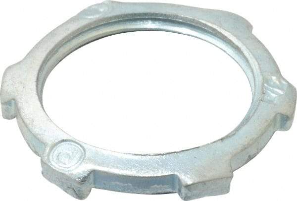 Thomas & Betts - 3/4" Trade, Steel Threaded Rigid/Intermediate (IMC) Conduit Locknut - Noninsulated - USA Tool & Supply