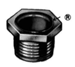 Thomas & Betts - 3-1/2" Trade, Malleable Iron Threaded Rigid/Intermediate (IMC) Conduit Nipple - Insulated - USA Tool & Supply