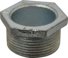 Thomas & Betts - 1-1/4" Trade, Malleable Iron Threaded Rigid/Intermediate (IMC) Conduit Nipple - Noninsulated - USA Tool & Supply