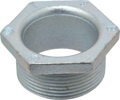 Thomas & Betts - 1-1/2" Trade, Malleable Iron Threaded Rigid/Intermediate (IMC) Conduit Nipple - Noninsulated - USA Tool & Supply