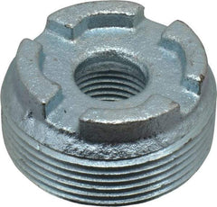 Thomas & Betts - 1-1/2 - 1/2" Trade, Malleable Iron Threaded Rigid/Intermediate (IMC) Conduit Reducer - Noninsulated - USA Tool & Supply