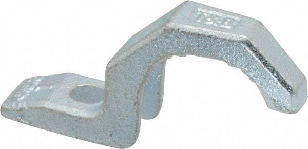 Thomas & Betts - 1" Pipe, Steel, Hot Dipped Galvanized" Pipe or Conduit Strap - 1/4" Bolt, 1 Mounting Hole - USA Tool & Supply