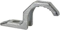 Thomas & Betts - 1-1/2" Pipe, Steel, Hot Dipped Galvanized" Pipe or Conduit Strap - 3/8" Bolt, 1 Mounting Hole - USA Tool & Supply