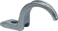 Thomas & Betts - 2" Pipe, Steel, Hot Dipped Galvanized" Pipe or Conduit Strap - 1/2" Bolt, 1 Mounting Hole - USA Tool & Supply