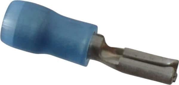 Thomas & Betts - 16 to 14 AWG, Nylon, Fully Insulated, Female Wire Disconnect - 0.11 Inch Wide Tab, Blue, RoHS Compliant, UL 94 V-2 - USA Tool & Supply