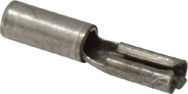 Thomas & Betts - 16 to 14 AWG, Noninsulated, Female Wire Disconnect - 0.11 Inch Wide Tab, Blue, RoHS Compliant, UL 94 V-0 - USA Tool & Supply