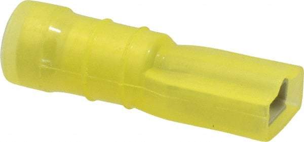 Thomas & Betts - 12 to 10 AWG, Nylon, Fully Insulated, Female Wire Disconnect - 1/4 Inch Wide Tab, Yellow, CSA Certified, RoHS Compliant, UL 94 V-2, UL File E66716, UL Listed - USA Tool & Supply