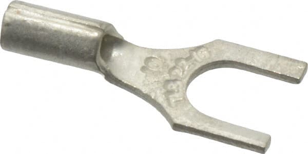 Thomas & Betts - #10 Stud, 22 to 16 AWG Compatible, Noninsulated, Crimp Connection, Standard Fork Terminal - USA Tool & Supply