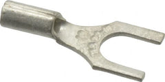 Thomas & Betts - #10 Stud, 22 to 16 AWG Compatible, Noninsulated, Crimp Connection, Standard Fork Terminal - USA Tool & Supply