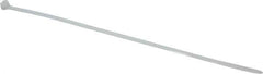 Thomas & Betts - 13.4" Long Natural (Color) Nylon Standard Cable Tie - 120 Lb Tensile Strength, 1.65mm Thick, 88.9mm Max Bundle Diam - USA Tool & Supply