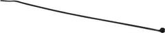 Thomas & Betts - 11.6" Long Black Nylon Standard Cable Tie - 50 Lb Tensile Strength, 1.41mm Thick, 76.2mm Max Bundle Diam - USA Tool & Supply