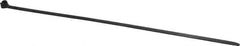 Thomas & Betts - 13.4" Long Black Nylon Standard Cable Tie - 120 Lb Tensile Strength, 1.65mm Thick, 88.9mm Max Bundle Diam - USA Tool & Supply