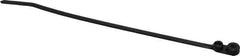 Thomas & Betts - 7.8" Long Black Nylon Mountable Cable Tie - 50 Lb Tensile Strength, 1.4mm Thick, 3-3/8" Max Bundle Diam - USA Tool & Supply