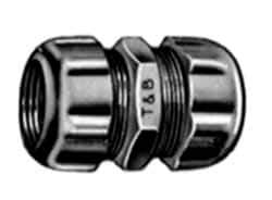 Thomas & Betts - 3-1/2" Trade, Malleable Iron Compression Rigid/Intermediate (IMC) Conduit Coupling - Noninsulated - USA Tool & Supply