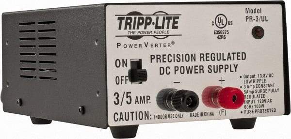 Tripp-Lite - 30 Watt, 3 Amp, 120 VAC Input, 13.8 VDC Output, Power Supply - USA Tool & Supply