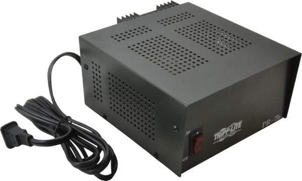 Tripp-Lite - 30 Watt, 7 Amp, 120 VAC Input, 13.8 VDC Output, Power Supply - 6-1/2 Inch Wide x 7-1/2 Inch Deep x 3-3/4 Inch High, 32 to 104°F, Red LED Display - USA Tool & Supply