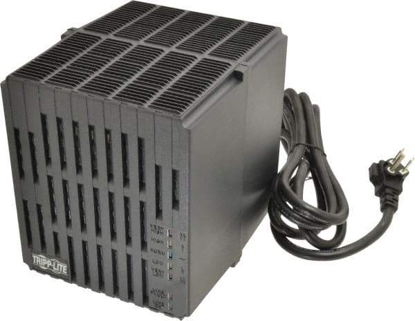 Tripp-Lite - 4 Outlets, 140 Volt Max Input, 1,200 VA, Portable Power Conditioner - 120 VAC Output, 6 Inch Wide x 7-1/4 Inch High x 7 Inch Deep - USA Tool & Supply