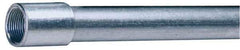 Made in USA - 3/4" Trade Size, 10' Long, Rigid Conduit - Steel, 3/4" ID - USA Tool & Supply